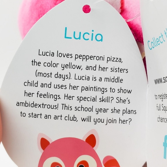 5" Squishmallow Lucia the lemur - Picture 2 of 4